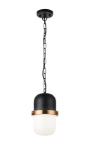 Matteo Lighting C73801MBOP - Tillie Matte Black Pendant