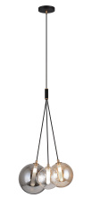 Matteo Lighting C81003BK - Magma Black Chandelier