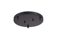 Matteo Lighting CP0103BK - Multi Ceiling Canopy (Line Voltage) Black Canopy