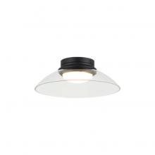 Matteo Lighting M16401MBCL - Luna Matte Black Flush Mounts