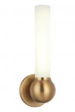 Matteo Lighting S00601AG - Pierce Aged Gold Brass Wall Sconce