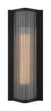 Matteo Lighting S02601MB - Palmira Matte Black Wall Sconce