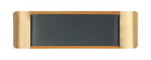 Matteo Lighting S10518MBAG - Kumilo Matte Black + Aged Gold Brass Wall Sconce