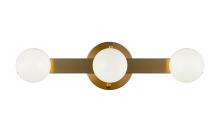 Matteo Lighting S14503AG - Pizzazz Aged Gold Brass Wall Sconce
