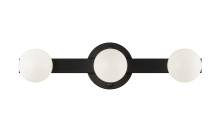 Matteo Lighting S14503MB - Pizzazz Matte Black Wall Sconce