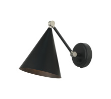 Matteo Lighting S16511MB - Pearson Matte Black Wall Sconce