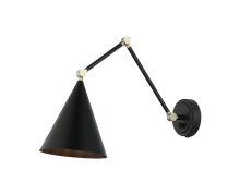 Matteo Lighting S16521MB - Pearson Matte Black Wall Sconce