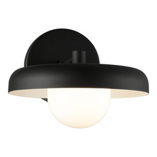 Matteo Lighting W34401MBOP - Creston Matte Black Wall Sconce