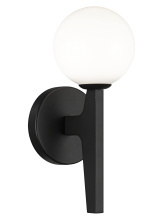 Matteo Lighting W34901MBOP - Scriben Matte Black Wall Sconce