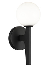 Matteo Lighting W34901MBOP - Scriben Matte Black Wall Sconce