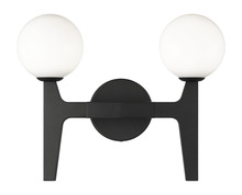 Matteo Lighting W34902MBOP - Scriben Matte Black Wall Sconce