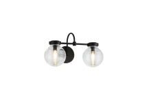 Matteo Lighting W84002MBCL - Ridge Matte Black Wall Sconce