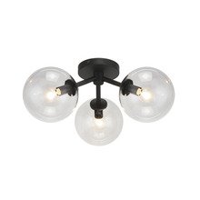 Matteo Lighting X81703BKCL - Novo Black Ceiling Mount