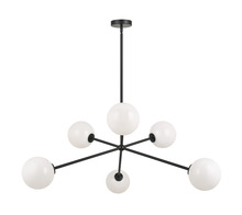 Matteo Lighting C81706BKOP - Novo Black Chandelier