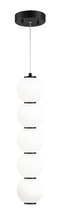 Matteo Lighting C82406OB - Dango Oxidized Black Pendant