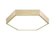Matteo Lighting M12614OG - Hexol Oxidized Gold Flush Mounts
