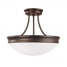 Capital Lighting 2037OR - 3 Light Semi-Flush