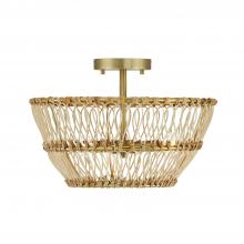 Capital Lighting 244131MA - 3-Light Semi-Flush