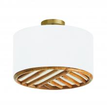 Capital Lighting 247431MA - 3-Light Semi-Flush