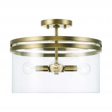 Capital Lighting 248741AD - 4-Light Semi-Flush