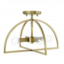 Capital Lighting 248841AD - 4-Light Semi-Flush