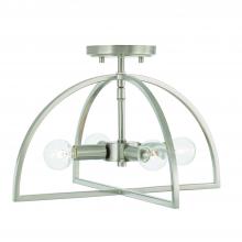 Capital Lighting 248841BN - 4-Light Semi-Flush