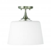 Capital Lighting 248911BN - 1-Light Semi-Flush