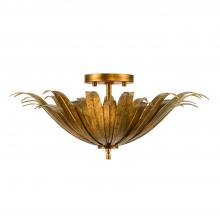 Capital Lighting 249531AG - 3-Light Semi-Flush
