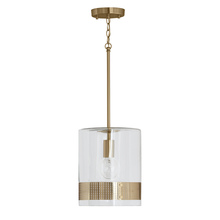 Capital Lighting 335911PB - 1 Light Pendant