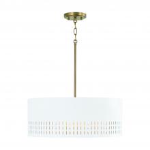 Capital Lighting 350233AW - 3-Light Pendant
