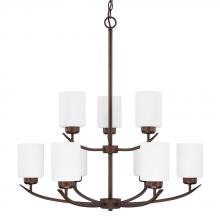 Capital Lighting 415291BZ-338 - 9 Light Chandelier
