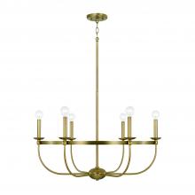 Capital Lighting 425161AD - 6-Light Chandelier