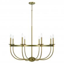 Capital Lighting 425181AD - 8-Light Chandelier