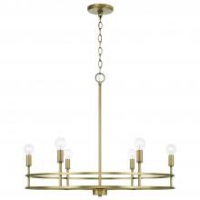 Capital Lighting 448761AD - 6-Light Chandelier