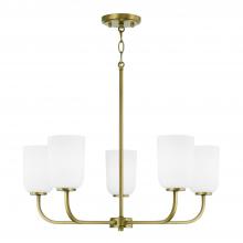 Capital Lighting 448851AD-542 - 5-Light Chandelier