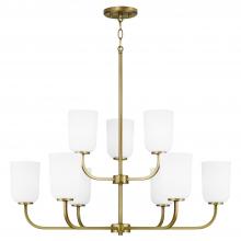 Capital Lighting 448891AD-542 - 9-Light Chandelier