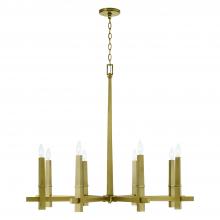 Capital Lighting 449681AD - 8-Light Chandelier