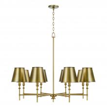 Capital Lighting 449781AD-707 - 8-Light Chandelier