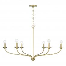 Capital Lighting 449961MA - 6-Light Chandelier