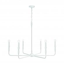 Capital Lighting 450362XW - 6-Light Chandelier