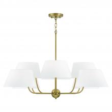Capital Lighting 450481AD - 8-Light Chandelier