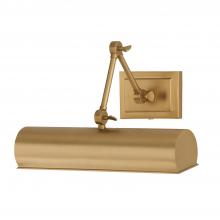 Capital Lighting 653711AD - Adjustable Pivoting Picture Light Wall Sconce in Aged Brass with Optional Plug-in and Cord Cover