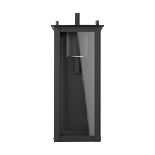Capital Lighting 934611BK-GL - 1 Light Outdoor Wall Lantern