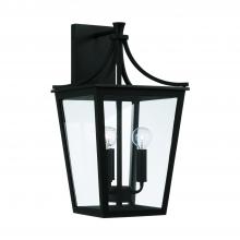 Capital Lighting 947931BK - 3-Light Outdoor Wall-Lantern
