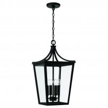 Capital Lighting 947942BK - 4-Light Outdoor Hanging-Lantern