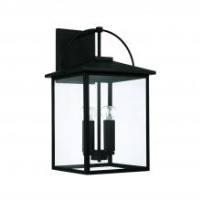 Capital Lighting 948041BK - 4-Light Outdoor Wall-Lantern