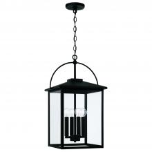 Capital Lighting 948042BK - 4-Light Outdoor Hanging-Lantern
