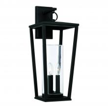 Capital Lighting 948131BK - 3-Light Outdoor Wall-Lantern