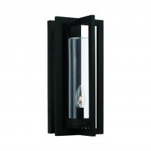 Capital Lighting 948211BK - 1-Light Outdoor Wall-Lantern
