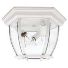 Capital Lighting 9802BK - 3 Light Outdoor Flush Mount